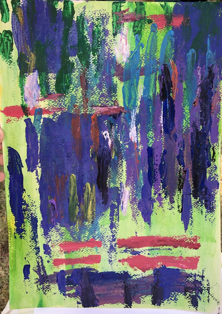 Painting 4 by Weam Elrashidy